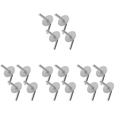 16Pcs Silver Iron Fan Pedestal Bolt Set Household Fan Mounting Screws picture