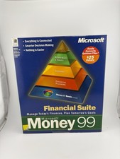 Microsoft Money 99 Financial Suite PC Big Box - Brand New SEALED picture