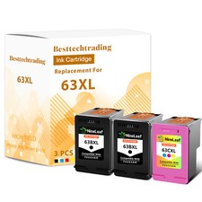 3PK black & color 63XL 63 XL Ink Cartridge for HP OfficeJet 5255 5258 5264 5252  picture