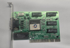 Vintage Union Trident UTD73 Trident 9680 1MB PCI Video GPU TD9680P-Tested picture