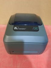 Zebra GX420t Direct Thermal Label printer No Power Supply Read Desc TESTED picture