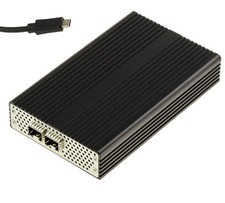 KALEA-INFORMATIQUE USB4 Thunderbolt Adapter to 2x SFP28 25GbE Mellanox X4 picture