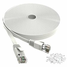 Cat 6 Ethernet Cable 10Gbps Support Cat8 Cat7 Network, Flat RJ45 LAN Patch Cable picture