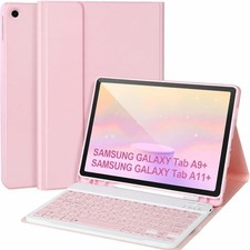 Samsung Galaxy Tab A9+/A11+ 2023/2025 11’’ Case with Detachable Bluetooth Keyboa picture