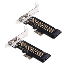 2 SET NVMe PCIe M.2 NGFF SSD To PCIe X1 Adapter Card PCIe X1 To M.2 With Bracket picture