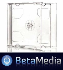 2 x Double Jewel CD Cases with Clear Tray - Australian Standard Size case picture