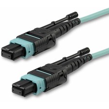 StarTech 2m (6ft) MTP(F)/PC OM3 Multimode Fiber Optic Cable, OFNP Plenum, picture
