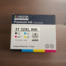Ankink 31 32XL 4 Pack Premium Ink Refill Bottles  picture