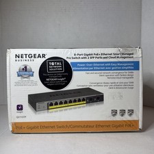 NETGEAR GS110TP 8-Port Gigabit PoE+ Smart Switch (GS110TP-300NAS) BNIB picture