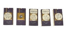 Vintage EA 2708 EPROM Lot of 5 Purple Ceramic Gold Cap 1979 - Straight Pins picture