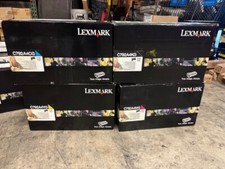 Set of 4 Lexmark C792A4CG C792A4MG C792A4YG C792A4KG (CYMK) Toner Cartridge--New picture