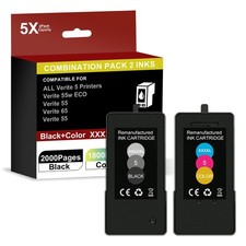 Verite 5 High Capacity Ink Cartridge 2 Pack Black Color picture