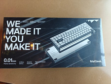 MelGeek MADE68 Ultra 65% Wired Magnetic Gaming Keyboard - Black/White picture
