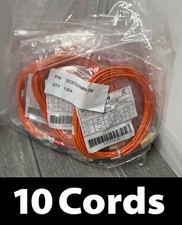 10pk SC/ST Duplex Multimode 62.5 PVC Fiber Patch Cable, Orange 2M each picture
