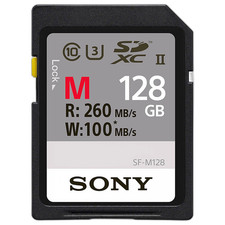 Sony 128GB SF-M/T2 UHS-II SDXC Class 10 Memory Card Used picture