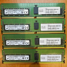 Cisco 64GB (4x16GB) DDR4 288-Pin RDIMM PC4-2666V ECC Registered UCS-MR-X16G1RS-H picture