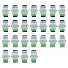 SC/APC Fiber Optic Coupler Keystone Jack For Fiber Wall Plate 25 PCS picture