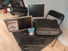 Acer Black Desktop Computer Setup with Acer Monitor for Office & Casual Use picture
