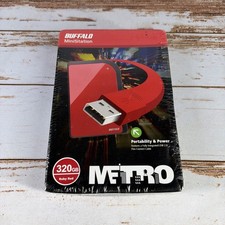 New Buffalo MiniStation Metro 320GB Portable Hard Drive HD-PX320U2/RD picture