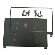 Black Top Case Back Cover/Bezel/Hinges For MSI GE75 GP75 GR75 Raider MS-17E1 US picture