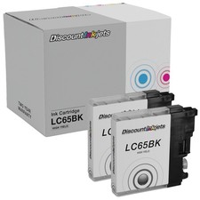 2PK LC65BK for Brother LC65 BLACK Ink Cartridge MFC-5890CN MFC-5895cw MFC-6490cw picture