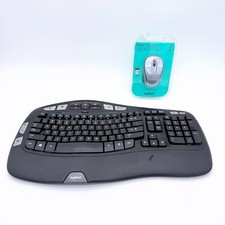 Logitech K350 M325 Wireless Wave Keyboard & Mouse with Unifying Receiver Dongle picture