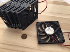 6 Pieces 8010s Gdstime 12V 2pin 80x80x10mm DC Cooling Fan large brushless picture