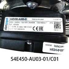 New in box Ebmpaps Axial Cooling flow Fan S4E450-AU03-01/C01 230V 350/425W 1.55A picture