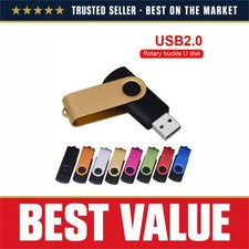 Rotatable USB 2.0 Flash Drive 128GB 64GB 32GB Waterproof Metal Pen Drive picture