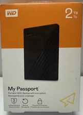 WD 2TB My Passport Portable External Hard Drive (Black) - WDBYVG0020BBK-WESN picture
