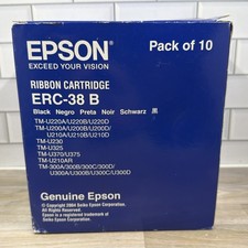 Epson ERC-38B Original Dot Matrix Ribbon Cartridge - Black - 10 / Box picture
