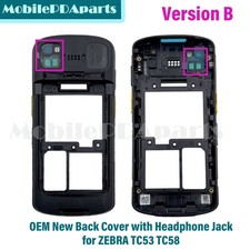 OEM New Back Cover with Headphone Jack Version B for ZEBRA TC53 TC58 picture