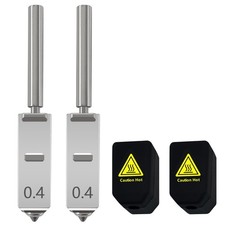 2PK 0.4mm Hardened Steel Integrated Nozzle for Anycubic Kobra S1 Max picture
