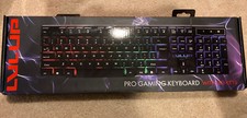 Lvlup Pro Gaming Keyboard w/ LED Keys LU734 Black - New In The Box picture
