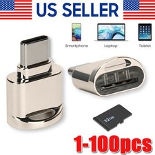 TypeC To Micro SD TF Card Reader OTG USB Adapter Converter For Samsung Phone LOT picture