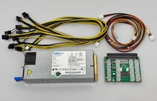 LiteOn 750W Server PSU PS-2751-5Q w/ X-Adapter V11 Breakout Board & Cables picture