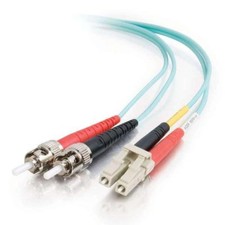 2 Pack - 1M LC-SC MM Duplex 50/125 Fiber Optic Cable picture