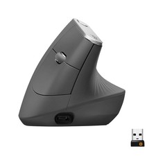 Logitech MX Vertical Wireless Mouse Ergonomic Rechargeable Mouse Graphite picture