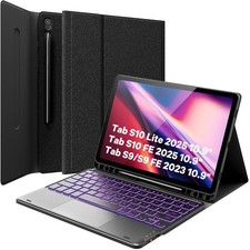 Keyboard Case For Galaxy Tab S10 Lite/S10 FE/S9 FE 5G/S9 | Black picture