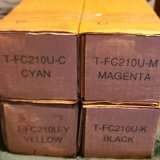 Toshiba T-FC210U Genuine OEM Toner Cartridge Set CMYK T-FC210U-C/M/Y/K picture