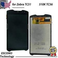 LCD with Touch Screen for Zebra TC51 TC510K TC56 - Premium Display USA picture