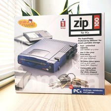iomega 10919 Zip 100 Drive Parallel Port External Drive for PCs - NEW Open Box picture