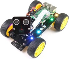 Raspberry Pi Compatible 4WD Smart Car Kit with Face Tracking & Remote Control picture