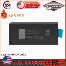 ✅LOT 10 X8VWF 97WH BATTERY FOR DELL LATITUDE 14 RUGGED 5404 5414 E5404 7404 7414 picture