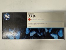 Genuine DesignJet HP 771A Chromatic Red B6Y16A 775ml Ink New Sealed exp Jan/2019 picture