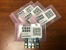 4 x Toner Chip Refill for Lexmark C925, C925de, X925de (C925H2KG, X925H2KG) picture