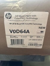 HP Bond Paper with ColorPRO Technology Qty 2 Rolls Per Box. V0D64A. picture