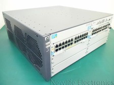 *New* HPE J9533A ProCurve 5406-44G-PoE+-2XG zl Switch w/ 1x J9534A & 1x J9536A picture