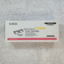 Xerox Phaser 6120 Standard Capacity Toner Cartridge Yellow 113R00690 picture
