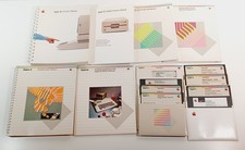 Apple II IIe Computer Manual Software Floppy Disk Lot - UNTESTED AS IS picture